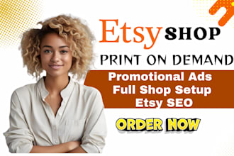setup etsy integration etsy print on demand for etsy shop digital products sales
