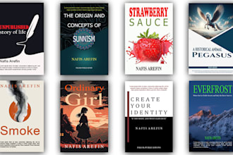 customize any kind of book cover design