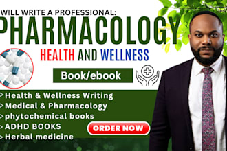 write high quality content on medicine, adhd books, pharmacology, phytochemical