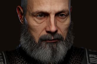 create 3d realistic character modelling 3d character animation 3d game character