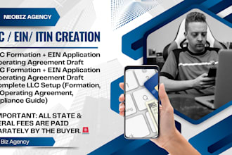 setup llc ein itin bank proof of address mecury bank for usa and non us