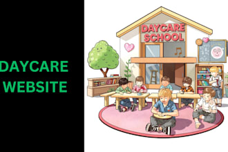 build kindergarten website, preschool website, nursery school daycare website