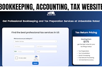 tax and accounting website finance website bookkeeping website bookkeeping leads
