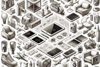 turn your product into doodle art illustration
