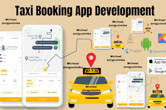 develop taxi booking app rideshare app taxi booking website uber clone app turo