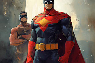 draw you as superhero or other fictional character