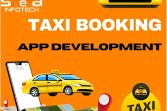 build taxi booking app, ride sharing app, car rental app, auction app