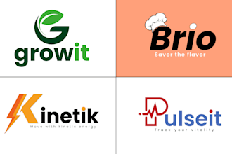 design a professional wordmark, lettermark, typography, text, and font logo