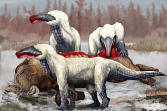 draw paleoart, speculative evolution art and creature design