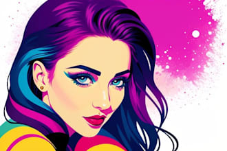 make a beautiful wpap pop art portrait