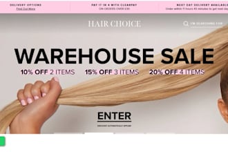 design hair extension shopify store beauty website hair extension website