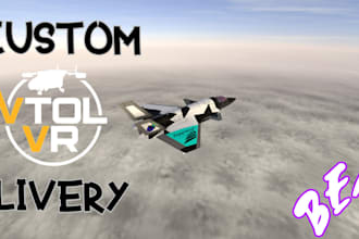 create a custom vtol VR livery