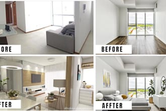 do virtual staging, virtual furniture, virtual renovation