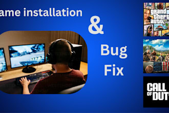 install your PC games and fix errors