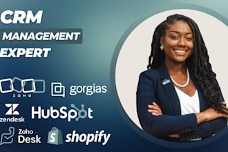configure zoho gorgias zendesk hubspot CRM ai agent chatbot freshdesk shopify