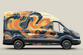 make eye catching vehicle wrap, creative van wrap, car wrap
