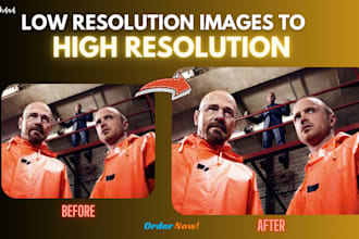 enhance, upscale, restore, improve photos to 4k resolution