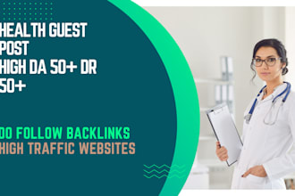 do health guest post on health blogs with do follow backlink