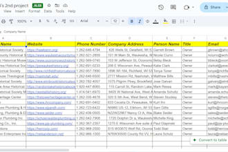 find plumbing companies contact list and b2b lead generation
