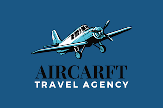 create amazing travel, plane logo design for you in 12 hours