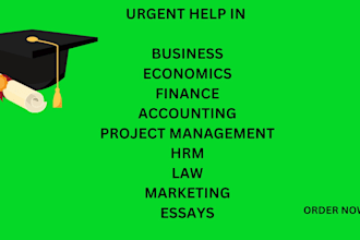 do accounting, finance, economics,project management, busines, hrm,law,ethics