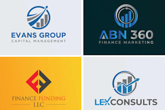design financial marketing accounting logo