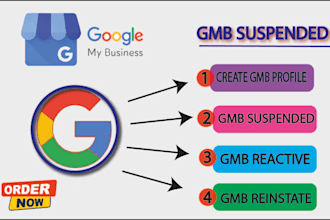 fix your gmb account and reactivate your suspended listing