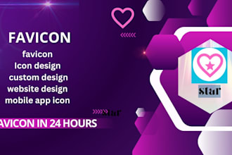 create a custom and modern  favicon in 24 hours