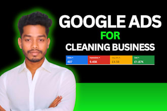 run google PPC ads for cleaning business to get leads