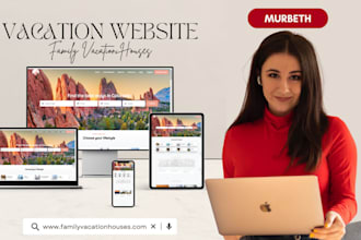 develop property management website, vacation rental website, hotel booking