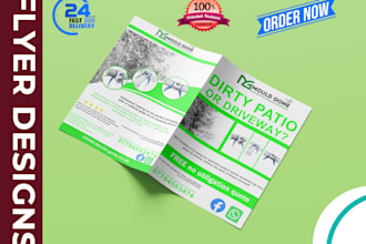 do food, marketing, promotional and real estate flyer design