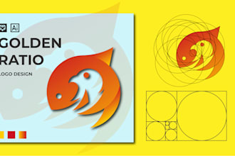 a modern animal golden ratio logo your business and brand