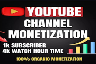 add youtube followers, views, watch time for monetization