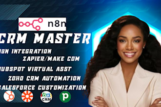 make com integromat made com n8n hubspot vapi ai voice agent retell ai zoho CRM