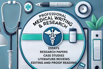 write well researched medical and pharmaceutical content