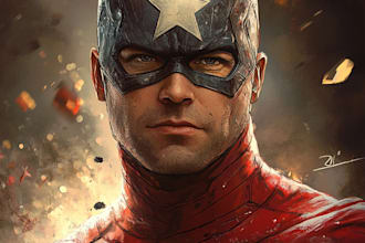 draw retro comic book illustration retro comic book