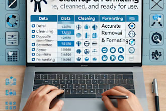 clean up excel data, create tables and visualizations for you