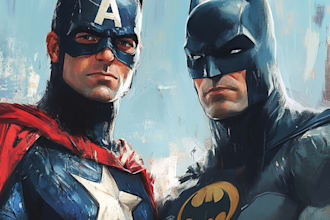 comic book art, comic book illustration and design
