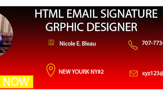 create email signature HTML, clickable HTML email signature