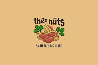 design unique artisan nut company logo