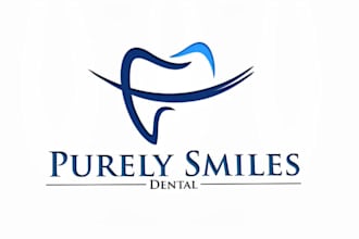 do unique modern medical dentist and dental logo