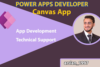 develop custom canvas app with powerapps and power automate
