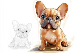 create a pet portrait in the disney style