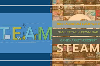 steam game promotion steam game wishlist steam game testing