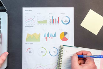 do assigned data analysis, business statistics, operations management, proofread