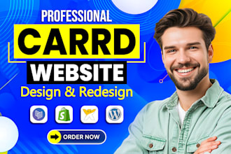 build a minimalistic professional carrd website design and carrd landing page