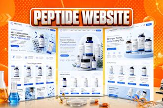 build fda complaint peptide website, research peptide, woocommerce peptide store
