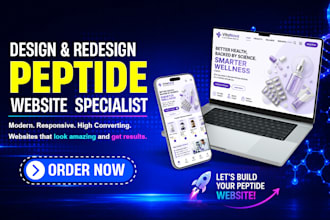 build fda complaint peptide website, research peptide, woocommerce peptide store