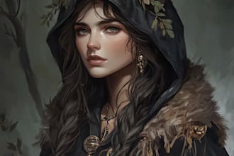 illustrate your oc or dnd character art