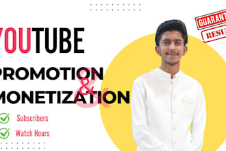 do organic youtube promotion and monetize account